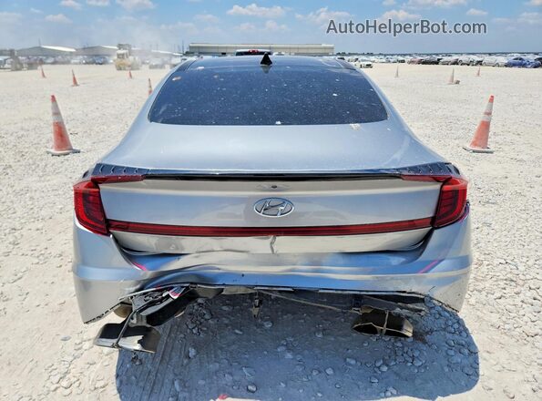 5NPEK4JCXMH096955 2021 HYUNDAI SONATA Silver Rear view