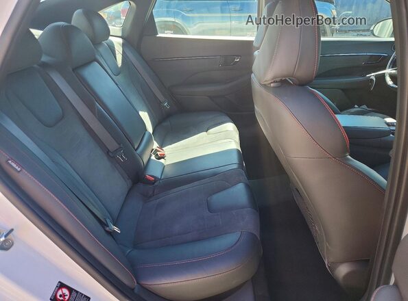 5NPEK4JCXMH125967 2021 HYUNDAI SONATA Белый Вид задних сидений