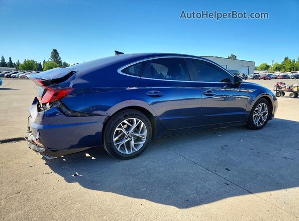 5NPEL4JA0MH096359 2021 HYUNDAI SONATA Blue უკანა მარჯვენა
