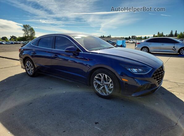 5NPEL4JA0MH096359 2021 HYUNDAI SONATA Blue წინა მარჯვენა
