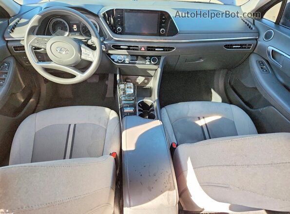 5NPEL4JA0MH096359 2021 HYUNDAI SONATA Blue წინა პანელის ხედი