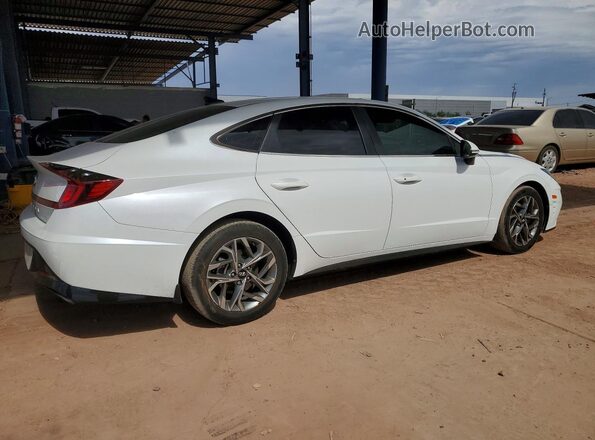 5NPEL4JA1MH068568 2021 HYUNDAI SONATA White უკანა მარჯვენა