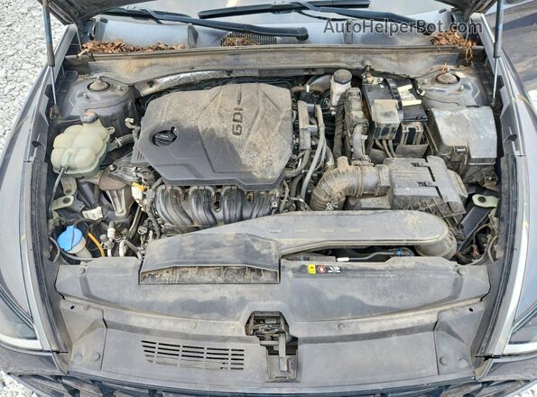5NPEL4JA1MH085922 2021 HYUNDAI SONATA Charcoal Rear interior view