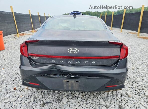5NPEL4JA1MH085922 2021 HYUNDAI SONATA Charcoal Rear view