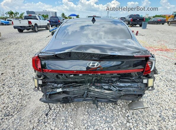 5NPEL4JA2LH056346 2020 HYUNDAI SONATA Black Rear view