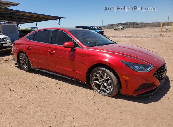 5NPEL4JA2MH068661 2021 HYUNDAI SONATA Red Front right