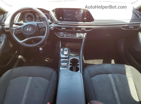 5NPEL4JA2MH068661 2021 HYUNDAI SONATA Red Dashboard view