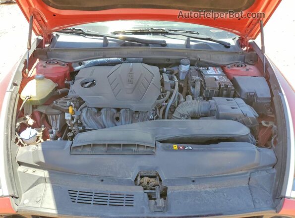 5NPEL4JA2MH068661 2021 HYUNDAI SONATA Red Rear interior view