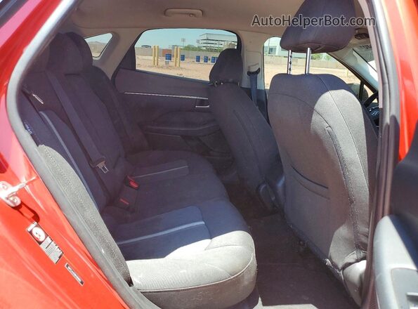 5NPEL4JA2MH068661 2021 HYUNDAI SONATA Red Rear seats view