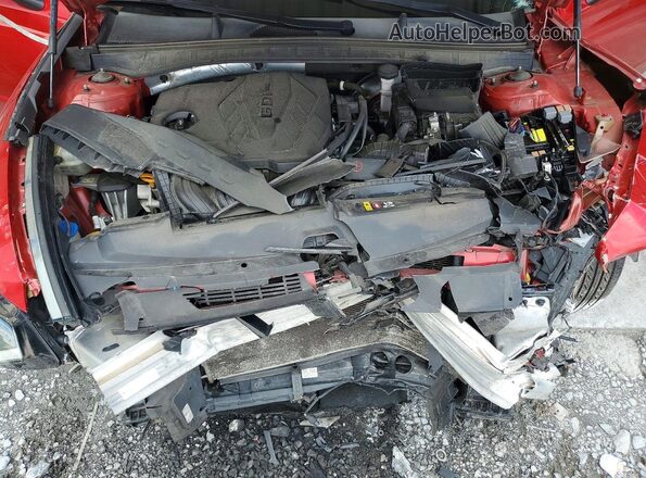 5NPEL4JA3LH033660 2020 HYUNDAI SONATA Red Widok wnętrza z tyłu
