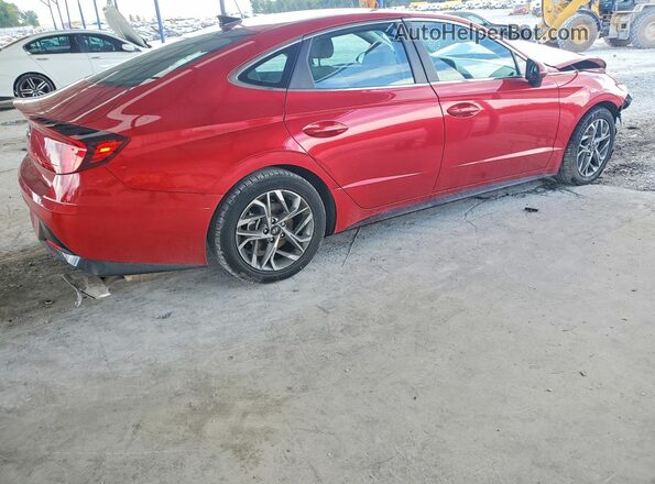 5NPEL4JA3LH033660 2020 HYUNDAI SONATA Red Tył prawy