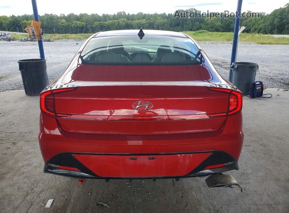 5NPEL4JA3LH033660 2020 HYUNDAI SONATA Red Widok z tyłu