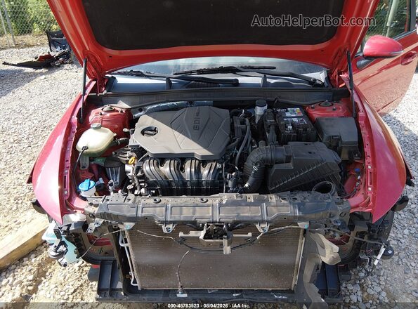 5NPEL4JA3LH035747 2020 HYUNDAI SONATA Red Widok z tyłu