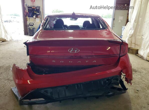 5NPEL4JA4MH066460 2021 HYUNDAI SONATA Красный Вид сзади