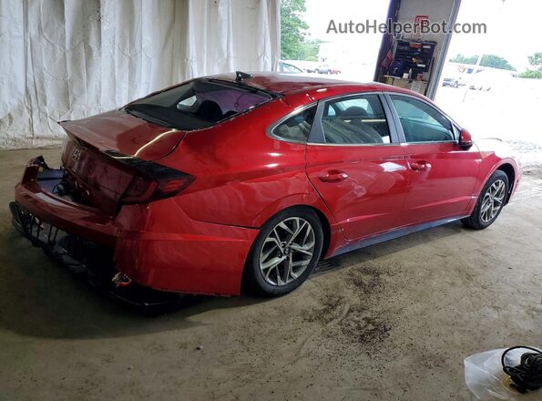 5NPEL4JA4MH066460 2021 HYUNDAI SONATA Красный Задняя правая четверть