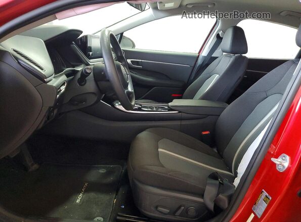 5NPEL4JA4MH066460 2021 HYUNDAI SONATA Красный Вид салона спереди