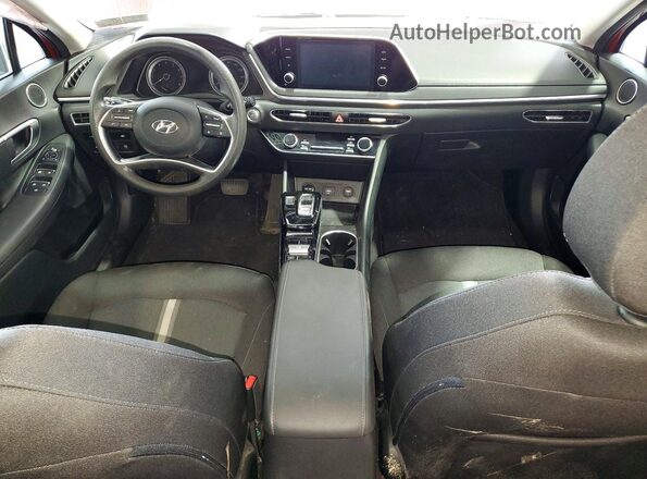 5NPEL4JA4MH066460 2021 HYUNDAI SONATA Красный Вид панели приборов