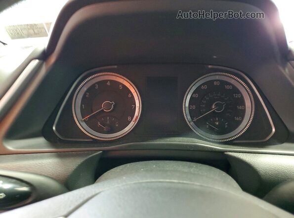5NPEL4JA4MH066460 2021 HYUNDAI SONATA Красный Вид щитка приборов