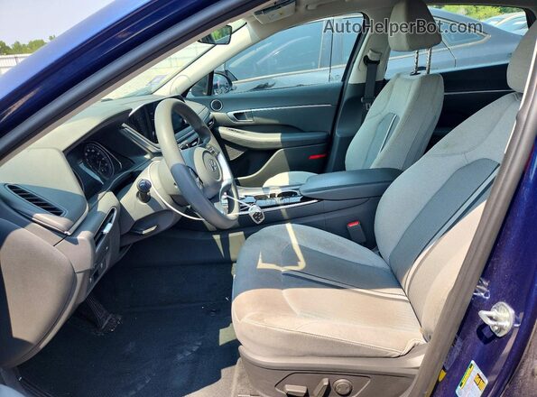 5NPEL4JA4MH105161 2021 HYUNDAI SONATA Blue Vista interior delantera