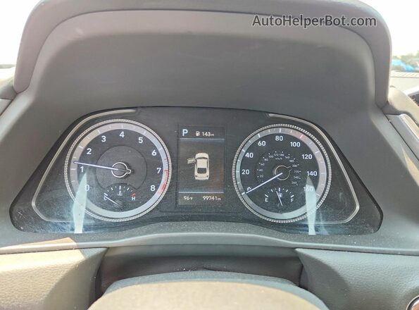 5NPEL4JA4MH105161 2021 HYUNDAI SONATA Blue Vista del cuadro de instrumentos