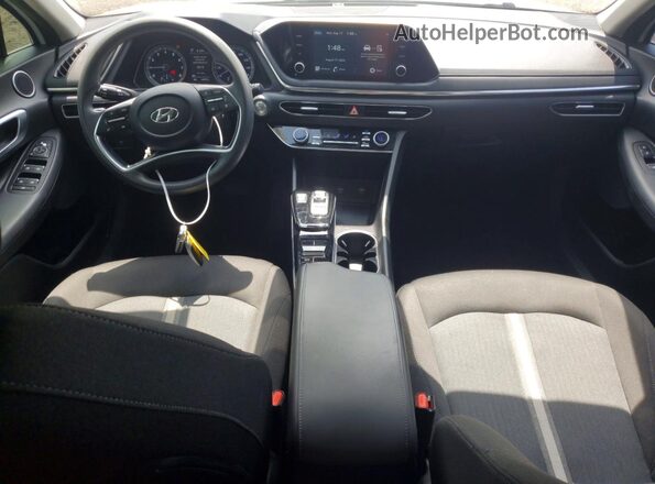 5NPEL4JA4MH113129 2021 HYUNDAI SONATA White Dashboard view
