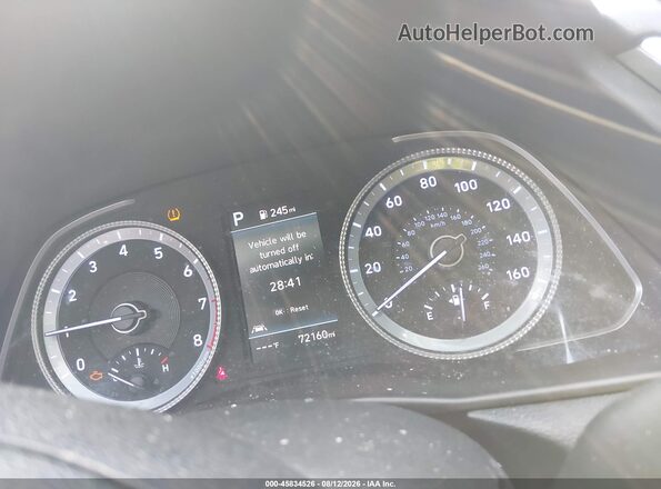 5NPEL4JA4MH121246 2021 HYUNDAI SONATA Gray Widok tylnych siedzeń