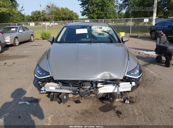 5NPEL4JA4MH121246 2021 HYUNDAI SONATA Gray Widok zestawu wskaźników
