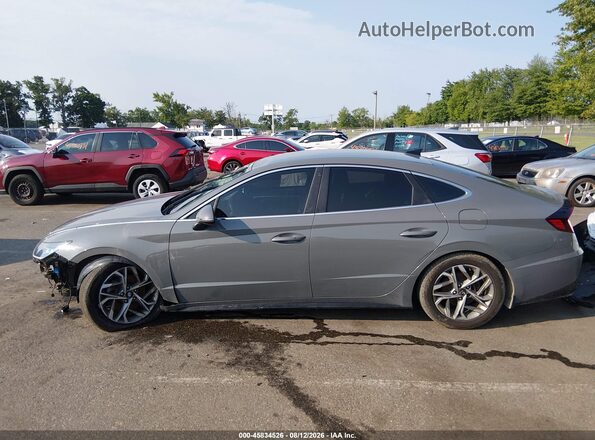 5NPEL4JA4MH121246 2021 HYUNDAI SONATA Gray Widok wnętrza 360 stopni