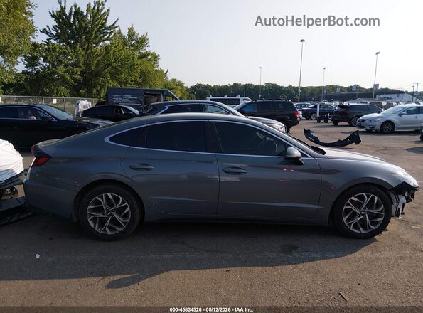 5NPEL4JA4MH121246 2021 HYUNDAI SONATA Gray Widok wnętrza z tyłu