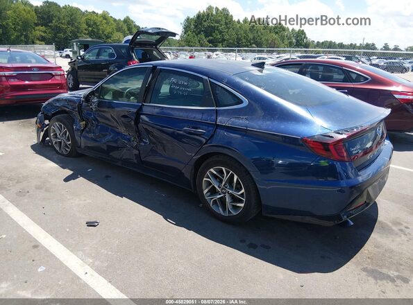 5NPEL4JA5LH045776 2020 HYUNDAI SONATA Синий Задняя левая четверть