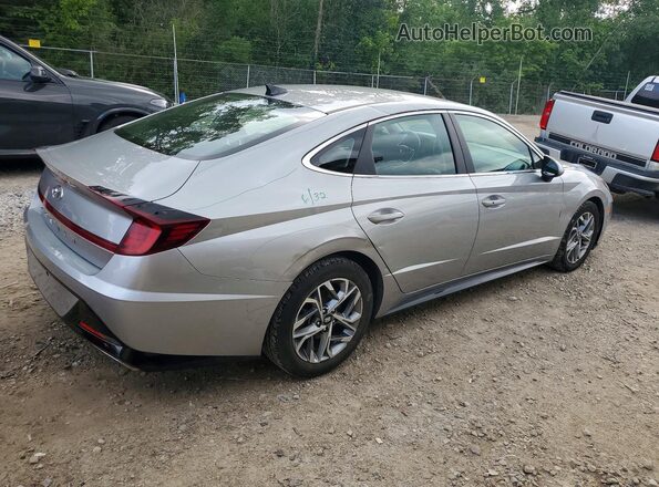 5NPEL4JA8LH030897 2020 HYUNDAI SONATA Серебряный Задняя правая четверть