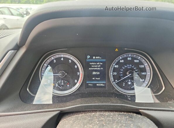5NPEL4JA9MH068415 2021 HYUNDAI SONATA Серый Вид щитка приборов