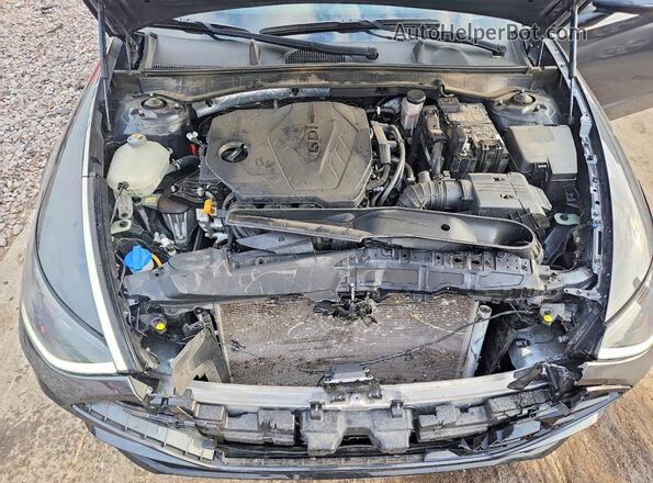 5NPEL4JA9MH068415 2021 HYUNDAI SONATA Серый Вид задней части салона
