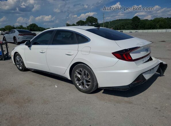 5NPEL4JA9MH094254 2021 HYUNDAI SONATA White Trasero izquierdo