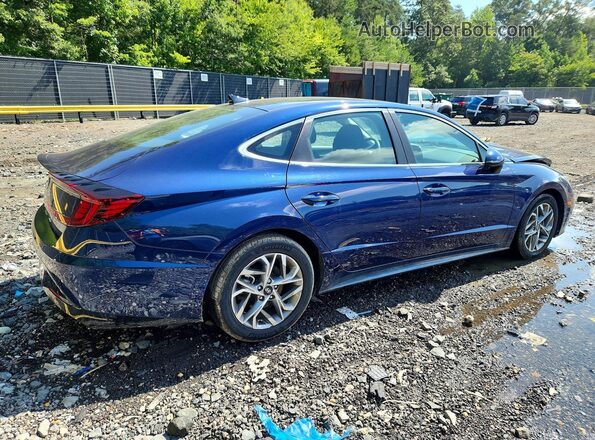 5NPEL4JA9MH099051 2021 HYUNDAI SONATA Blue Rear right