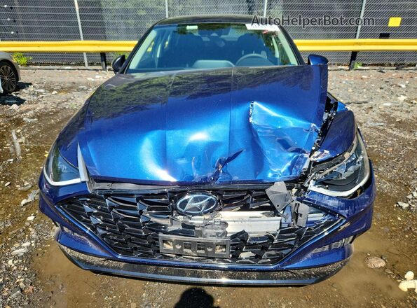 5NPEL4JA9MH099051 2021 HYUNDAI SONATA Blue Front view