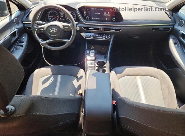 5NPEL4JA9MH099051 2021 HYUNDAI SONATA Blue Dashboard view