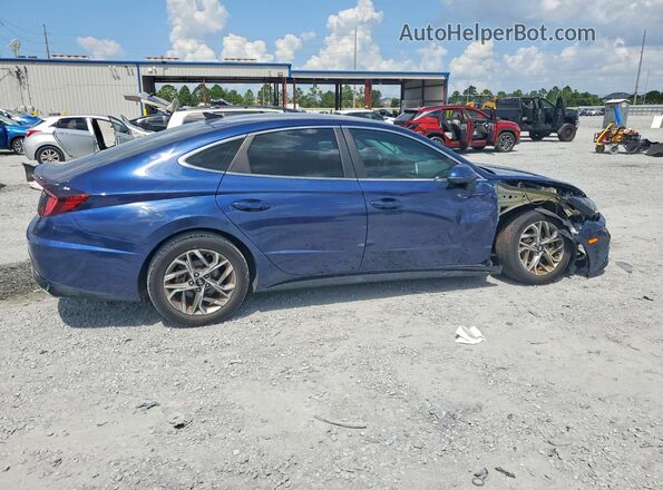 5NPEL4JA9MH113904 2021 HYUNDAI SONATA Blue Rear right