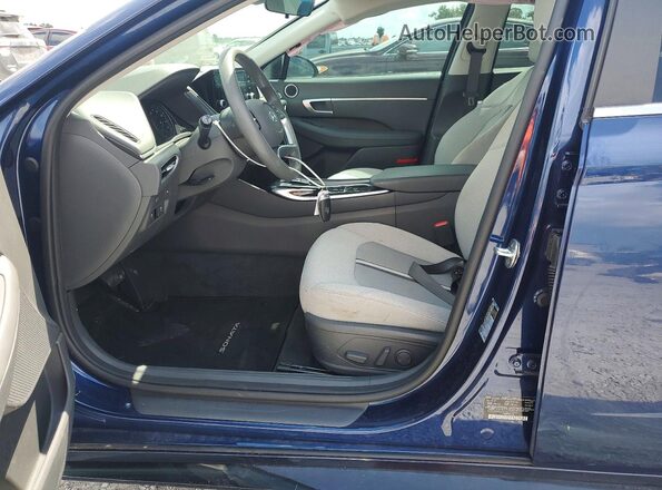 5NPEL4JA9MH113904 2021 HYUNDAI SONATA Blue Front interior view
