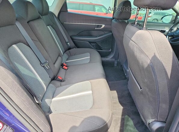 5NPEL4JA9MH116639 2021 HYUNDAI SONATA Blue Vista de los asientos traseros