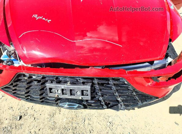 5NPEL4JAXMH063496 2021 HYUNDAI SONATA Red Widok wnętrza z tyłu