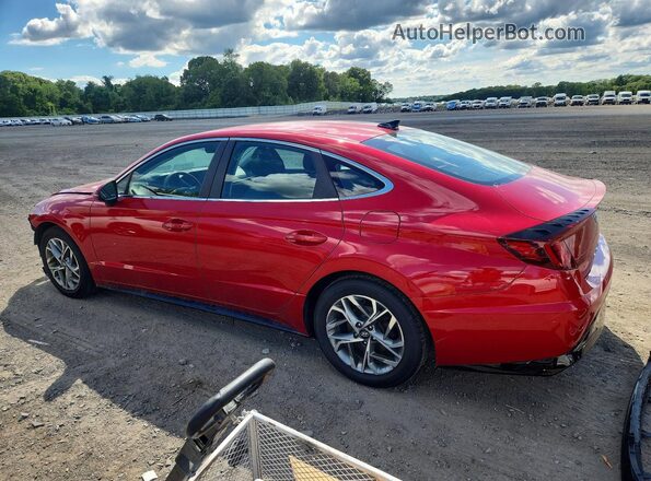 5NPEL4JAXMH063496 2021 HYUNDAI SONATA Red Tył lewy