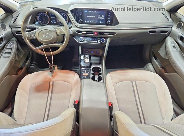 5NPEL4JAXMH091928 2021 HYUNDAI SONATA Charcoal Widok deski rozdzielczej