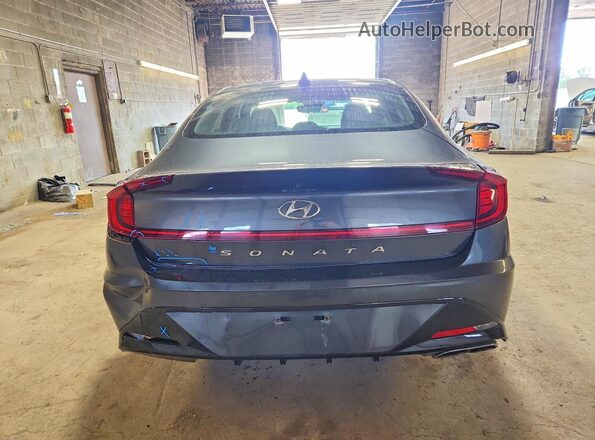 5NPEL4JAXMH091928 2021 HYUNDAI SONATA Charcoal Widok z tyłu