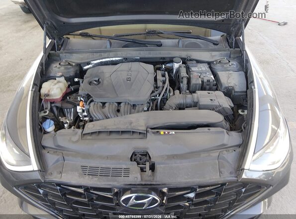5NPEL4JAXMH106671 2021 HYUNDAI SONATA Gray Rear view