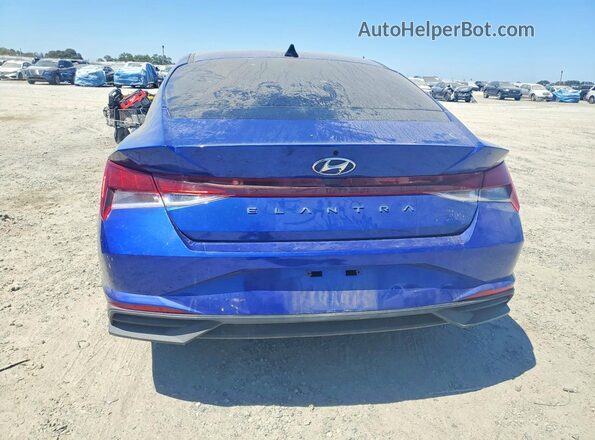 5NPLL4AG0MH024623 2021 HYUNDAI ELANTRA Blue Vista trasera