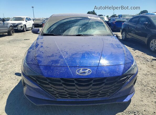 5NPLL4AG0MH024623 2021 HYUNDAI ELANTRA Blue Vista frontal
