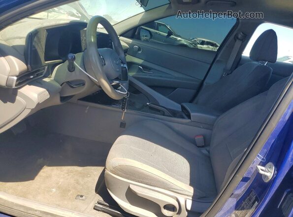 5NPLL4AG0MH024623 2021 HYUNDAI ELANTRA Blue Vista interior delantera