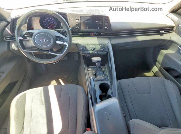 5NPLL4AG0MH024623 2021 HYUNDAI ELANTRA Blue Vista del salpicadero