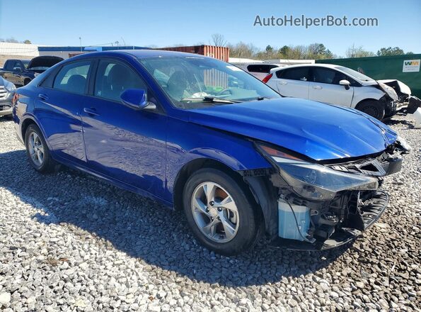 5NPLL4AG0MH039798 2021 HYUNDAI ELANTRA Blue Առջևի աջ